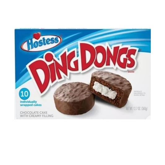 Hostess Chocolate Ding Dongs Box of 10