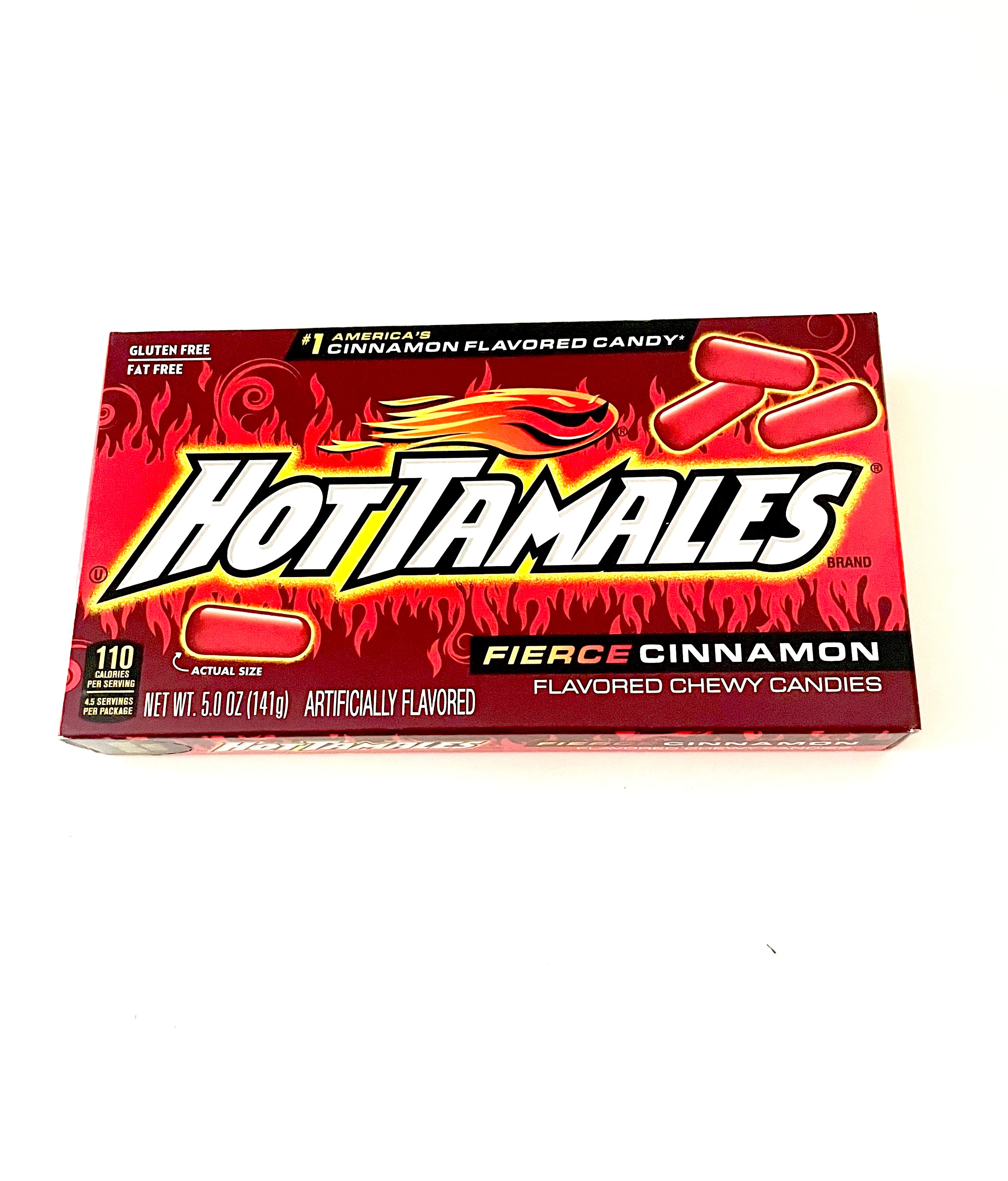 Hot Tamales Fierce Cinnamon Flavoured Chewy Candies 141g – Suga Roo