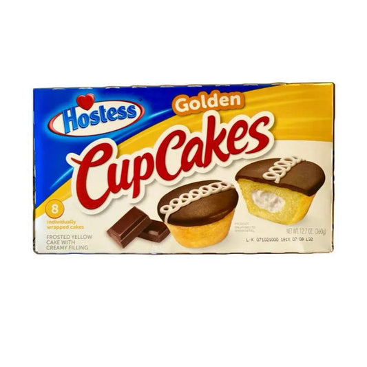 Hostess Golden Cupcakes Box 8 x 45g