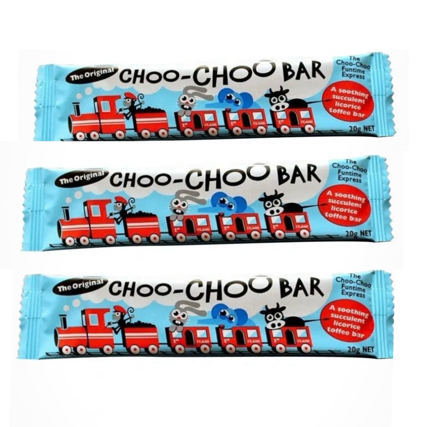 Licorice Choo Choo Bar 20g  3 Pieces