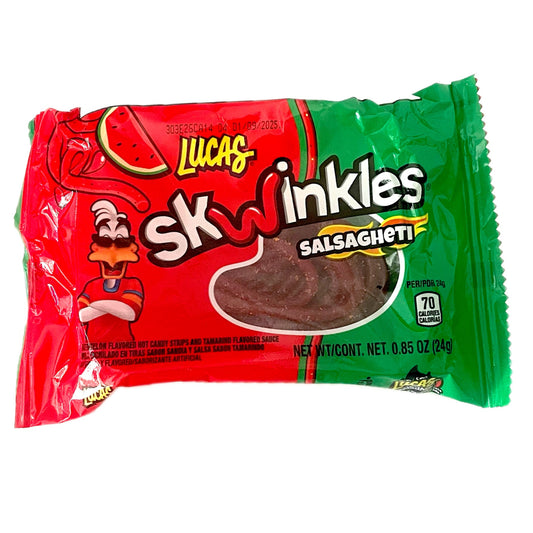 Lucas Skwinkles Salsagheti Watermelon 24g