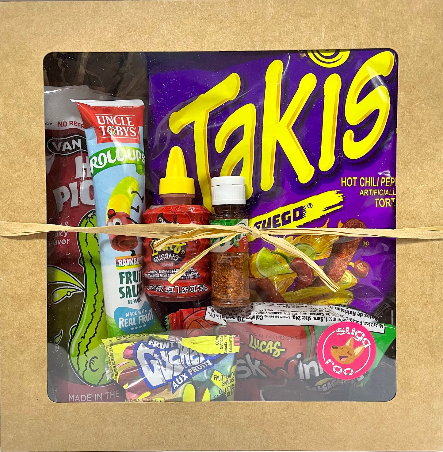 Takis & Fruit Gushers Pickle Kit Bundle Sour Dill Hot or Warheads extreme Sour