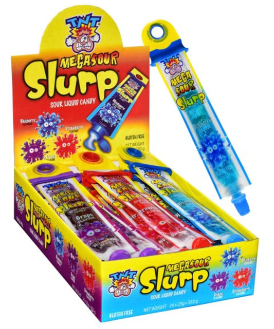 TNT Mega Sour Slurp Box of 24