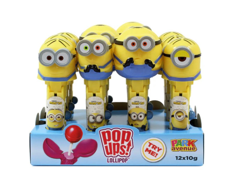 Minions Pop Up Lollipop 10g – Suga Roo