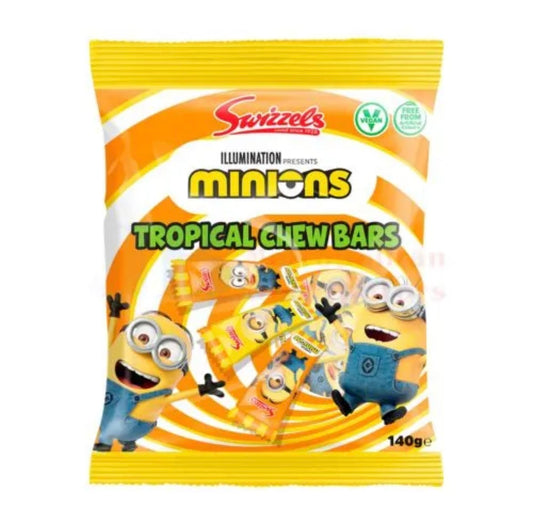 Swizzels Minions Tropical Chew Bars 140g