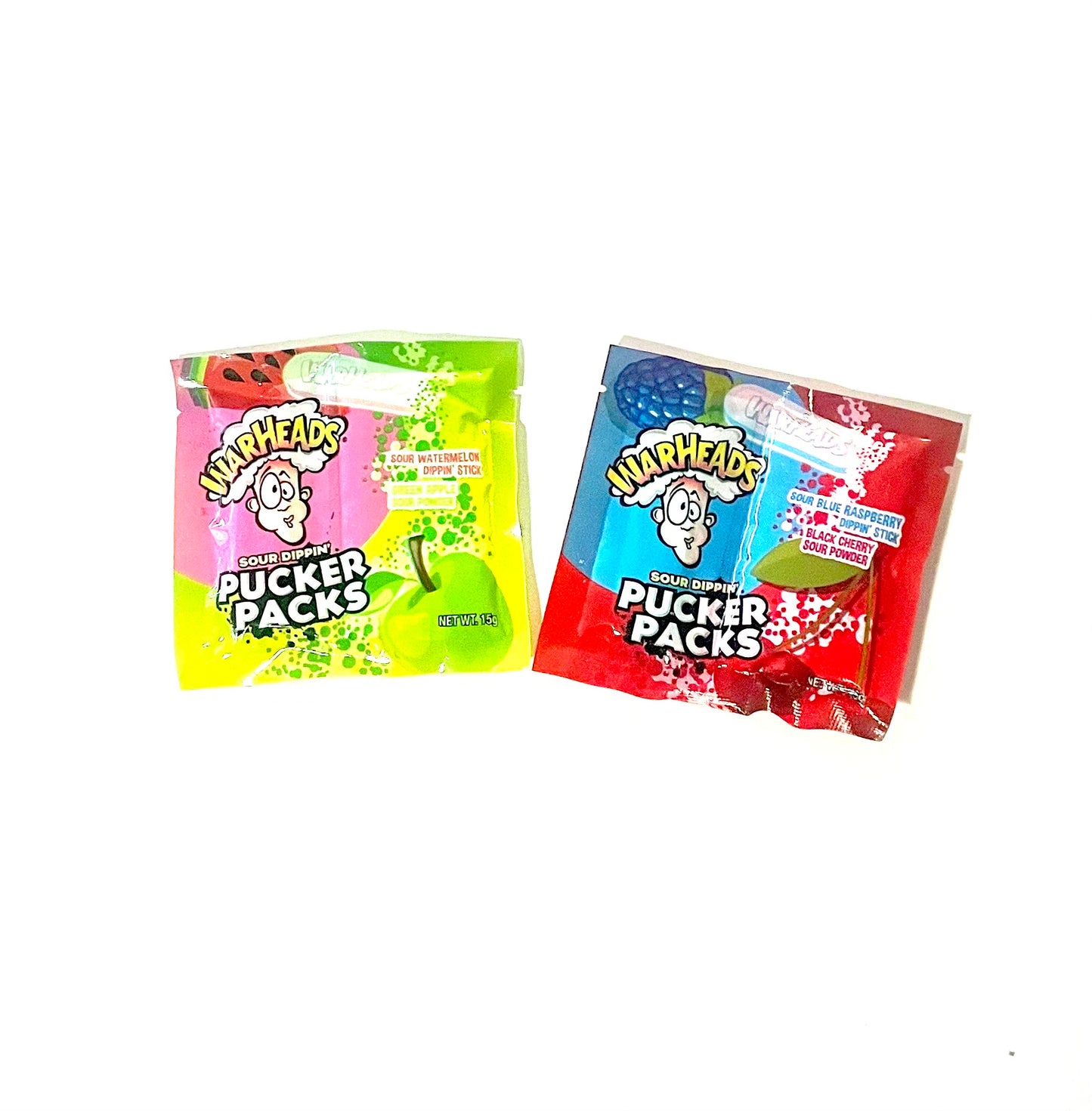 Warheads Pucker Packs x2