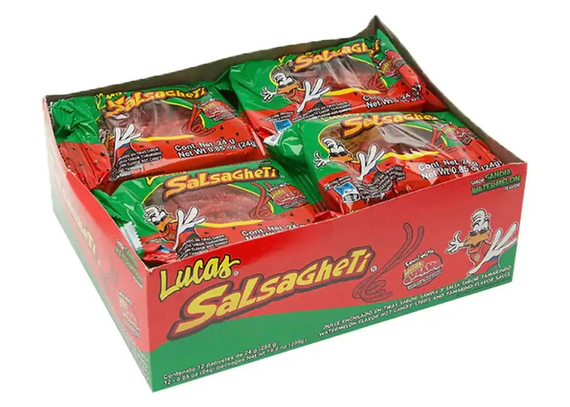 Lucas Skwinkles Salsagheti Watermelon 24g