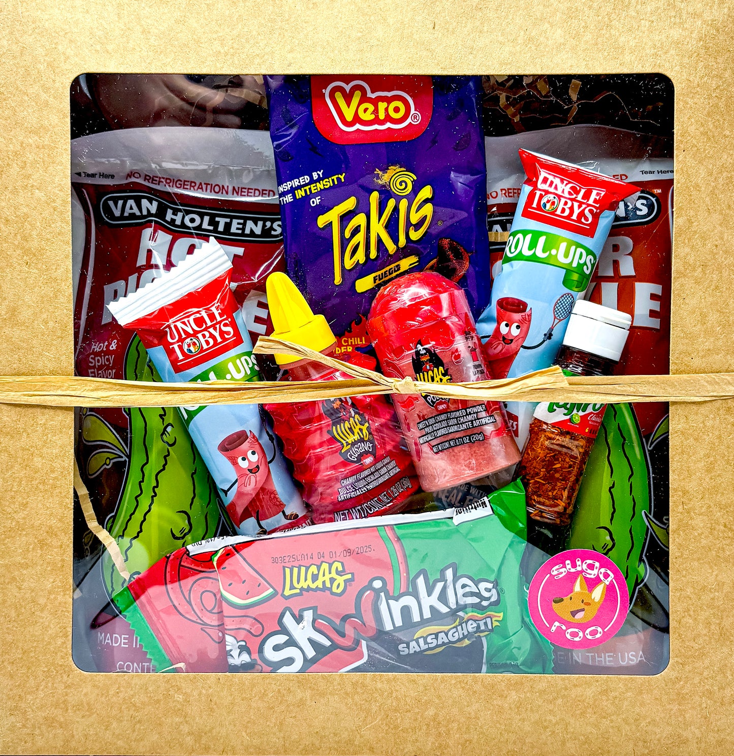 Chamoy Sour and Hot Trending Pickles Kit Gift Box with Tajin