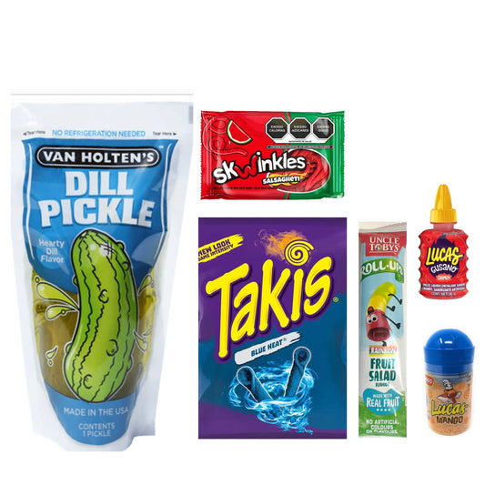 Blue Takis Pickle Tik Tok Viral Kit Bundle