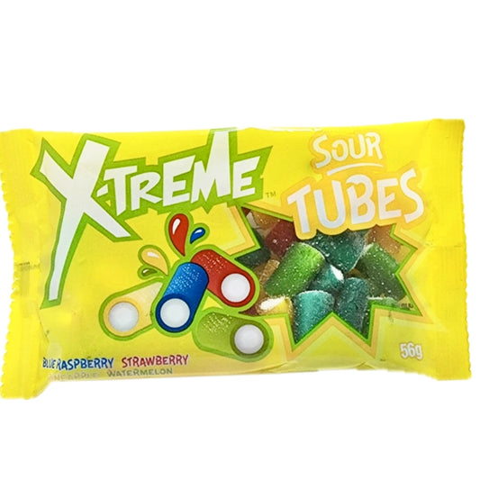 Xtreme sour tubes 56g