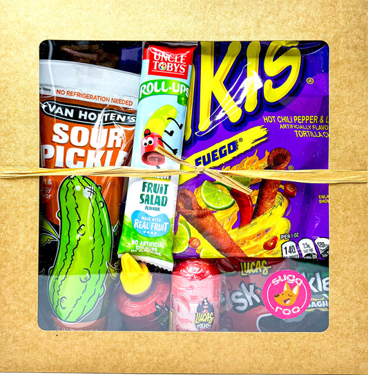 Chamoy Takis Sour or Hot Pickle Kit Gift Box