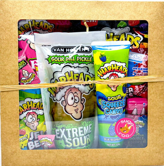 Warheads Extreme Sour Pickle Kit Gift Box