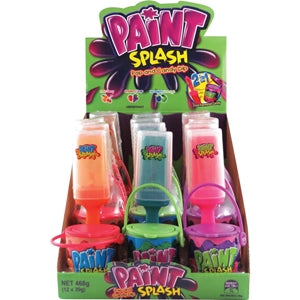 Paint Splash Lollipop and Candy Dip Assorted